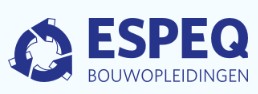 Logo for ESPEQ Bouwopleidingen, a building construction training provider.